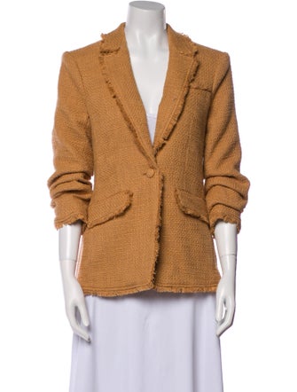 Cinq à Sept Tweed Pattern Blazer