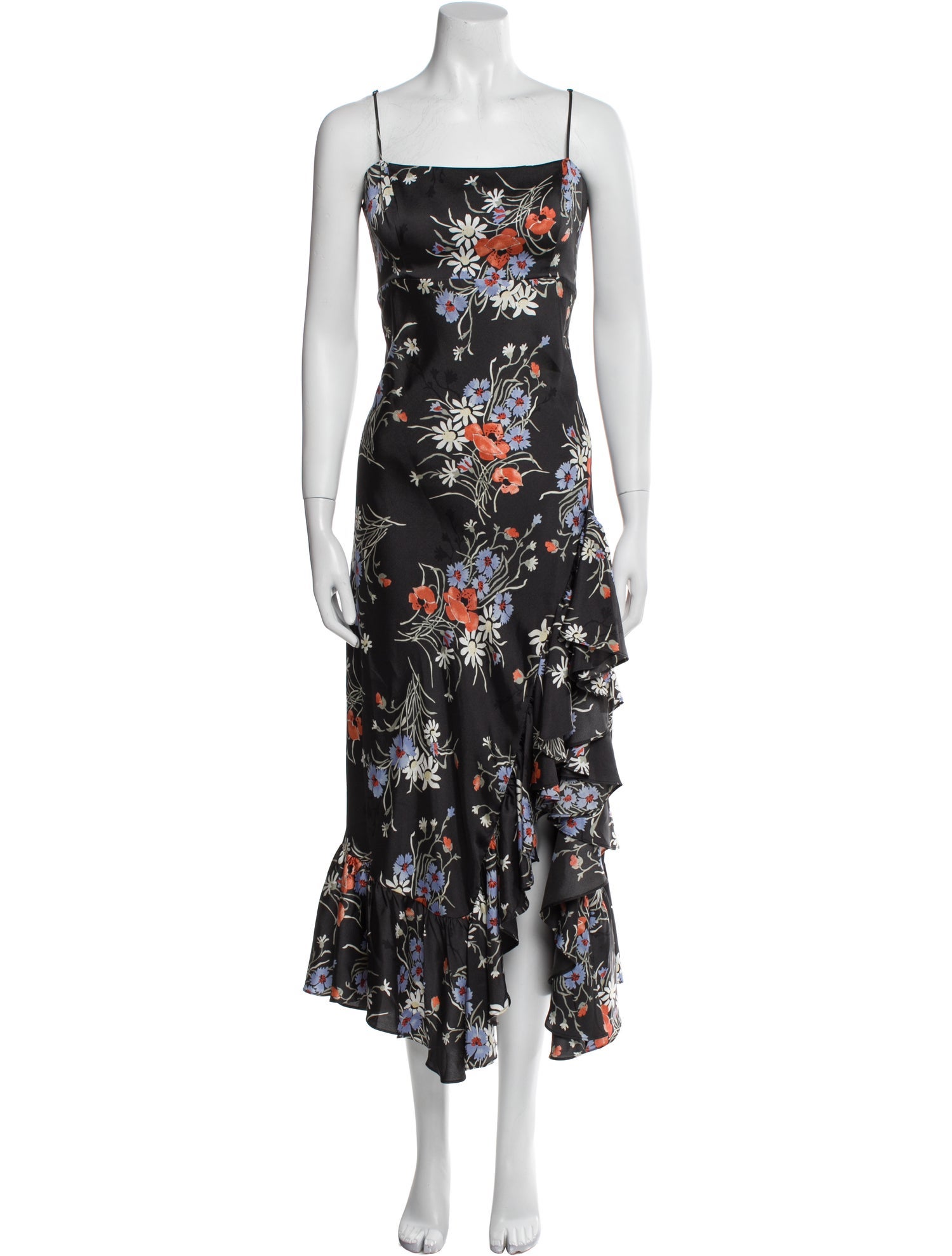 Cinq à Sept Floral Print Long Dress