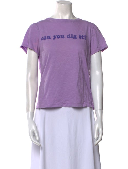 Cinq à Sept Graphic Print Scoop Neck T-Shirt