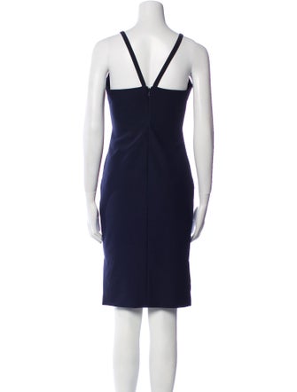 Cinq à Sept V-Neck Knee-Length Dress