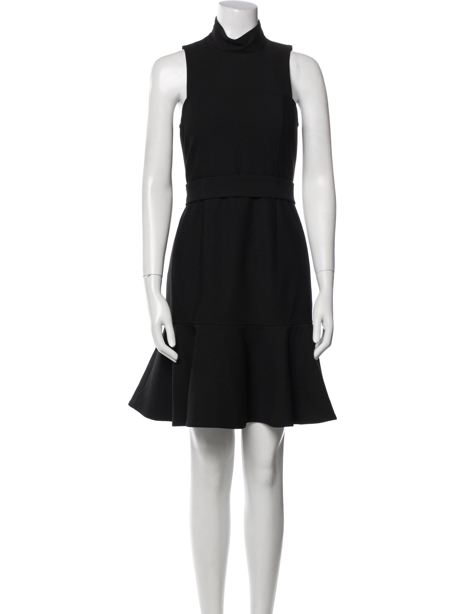 Cinq à Sept Mock Neck Mini Dress