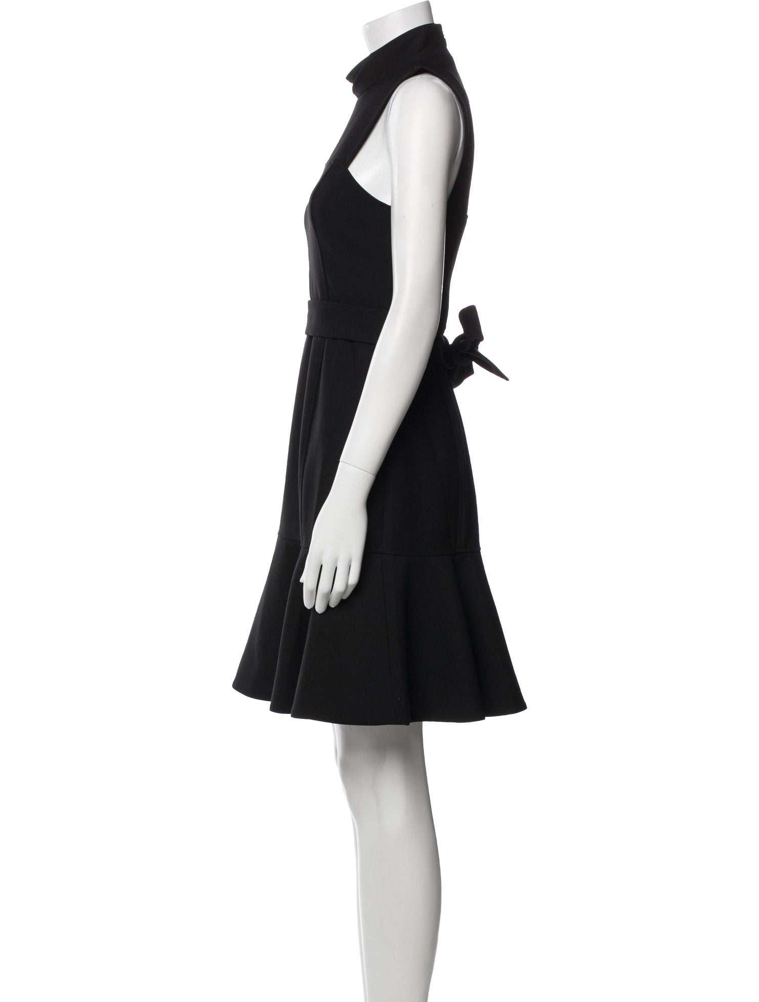 Cinq à Sept Mock Neck Mini Dress