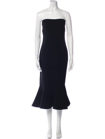 Cinq à Sept Strapless Knee-Length Dress
