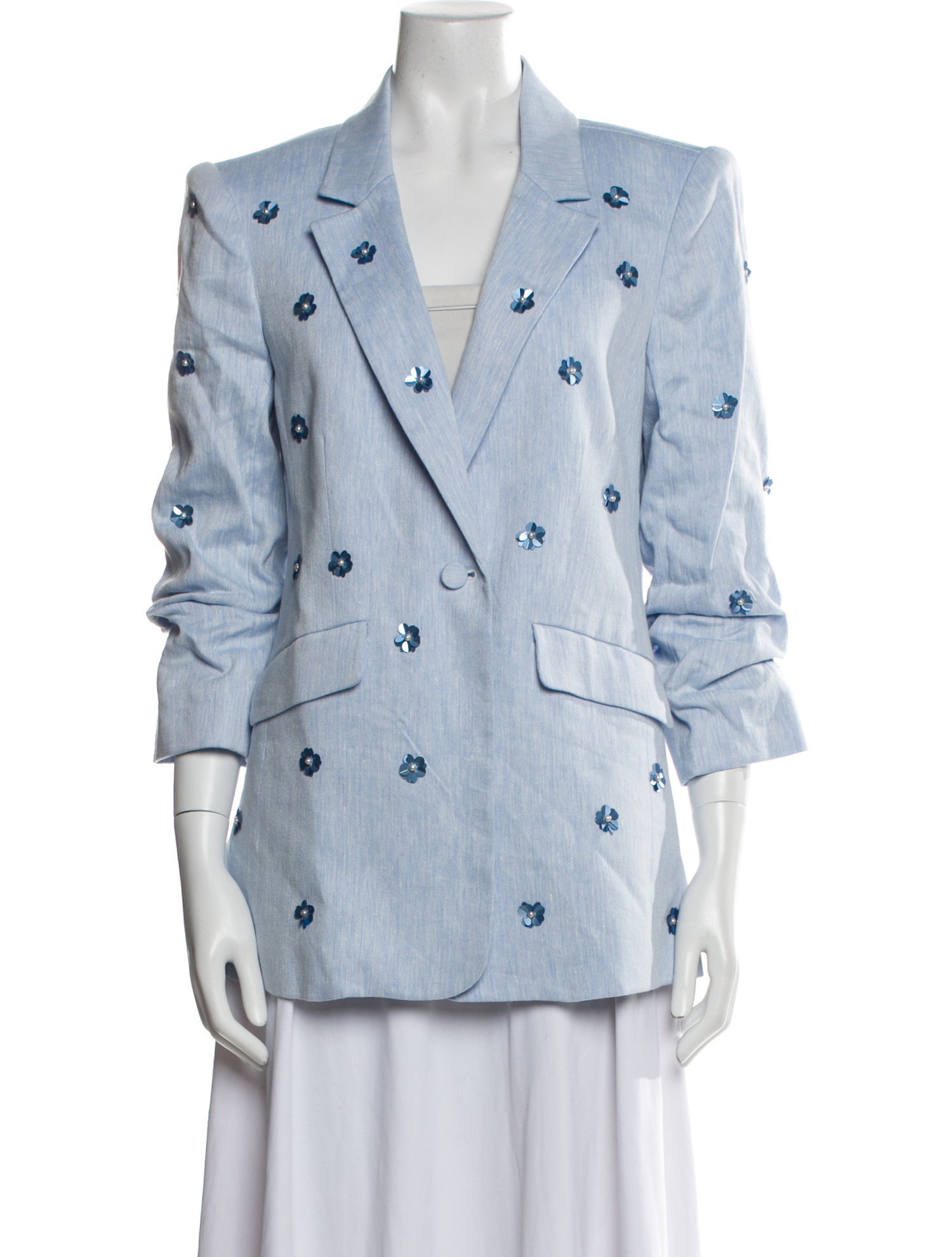 Cinq à Sept Linen Blazer