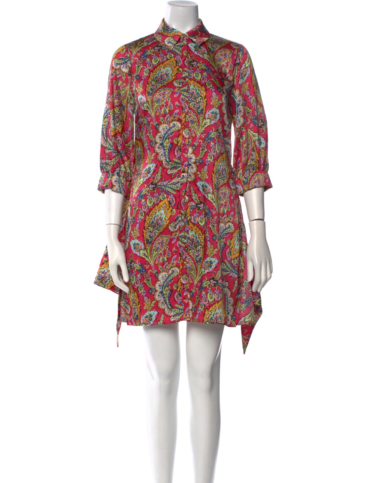 Cinq à Sept Paisley Print Mini Dress