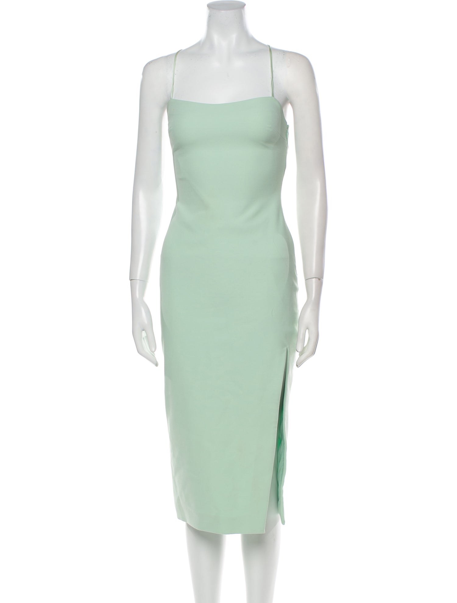 Cinq à Sept Square Neckline Midi Length Dress