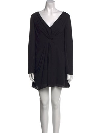 Cinq à Sept V-Neck Mini Dress