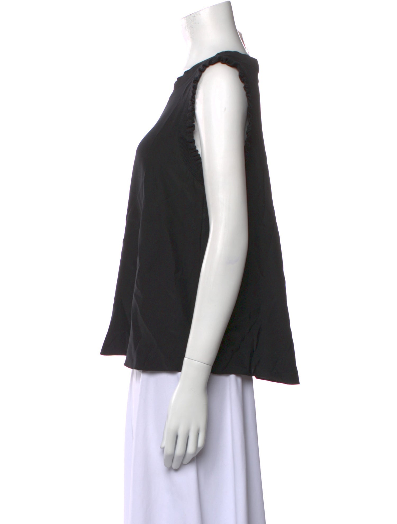 Cinq à Sept Silk Crew Neck Top