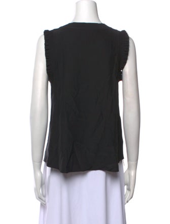 Cinq à Sept Silk Crew Neck Top