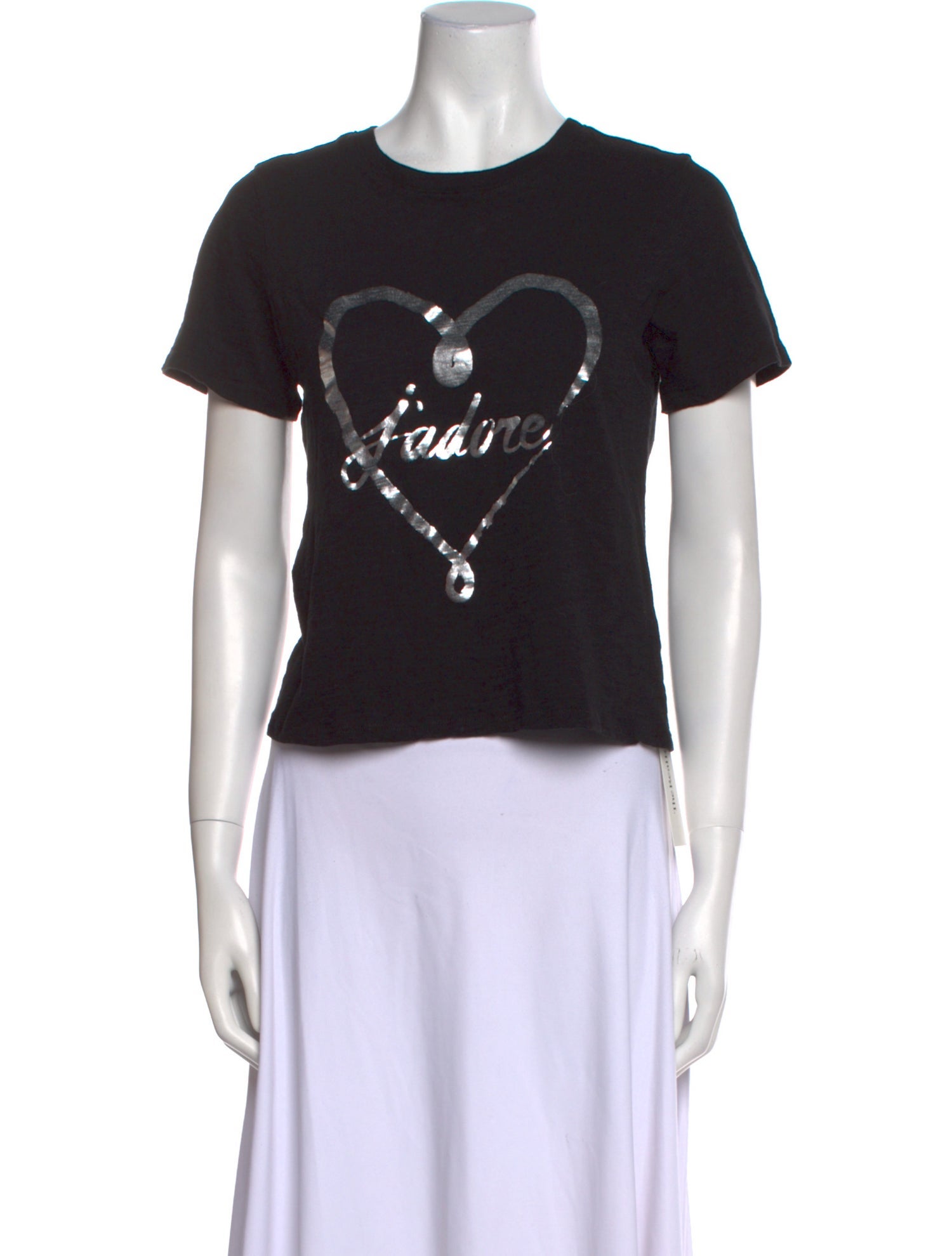 Cinq à Sept Graphic Print Crew Neck T-Shirt