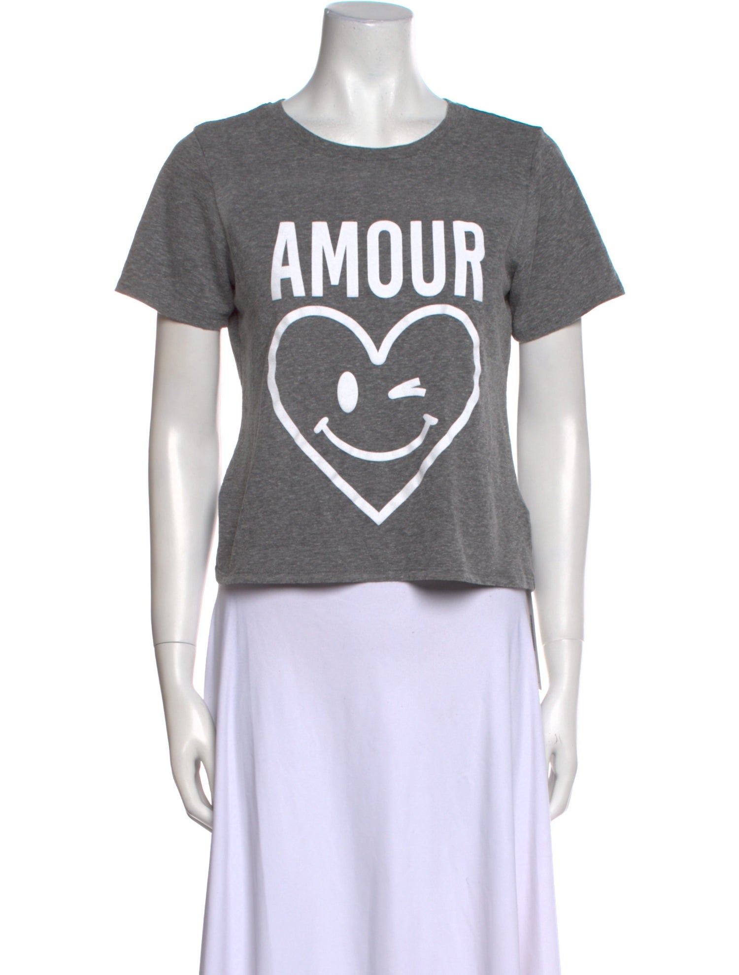 Cinq à Sept Graphic Print Crew Neck T-Shirt