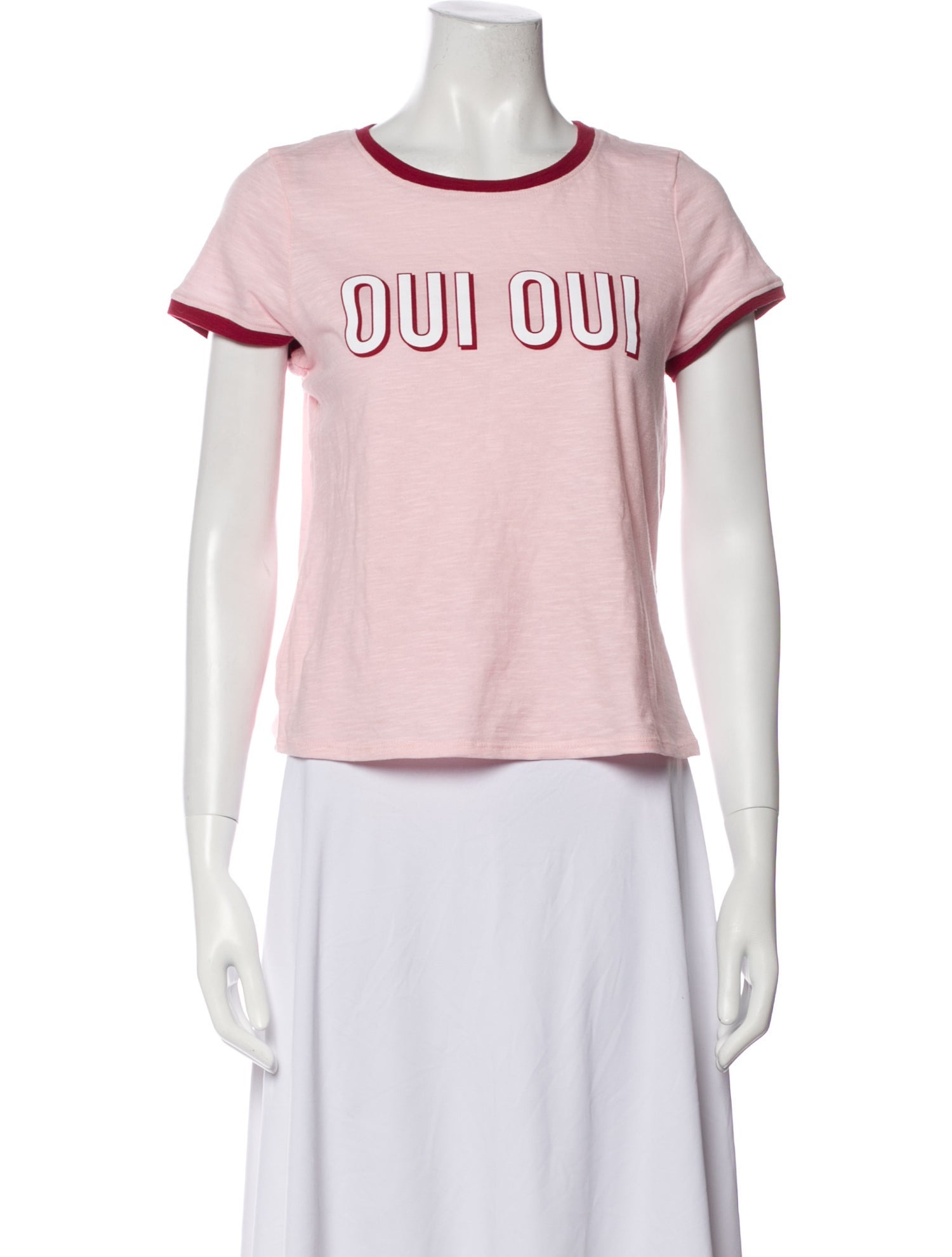 Cinq à Sept Graphic Print Crew Neck T-Shirt w/ Tags