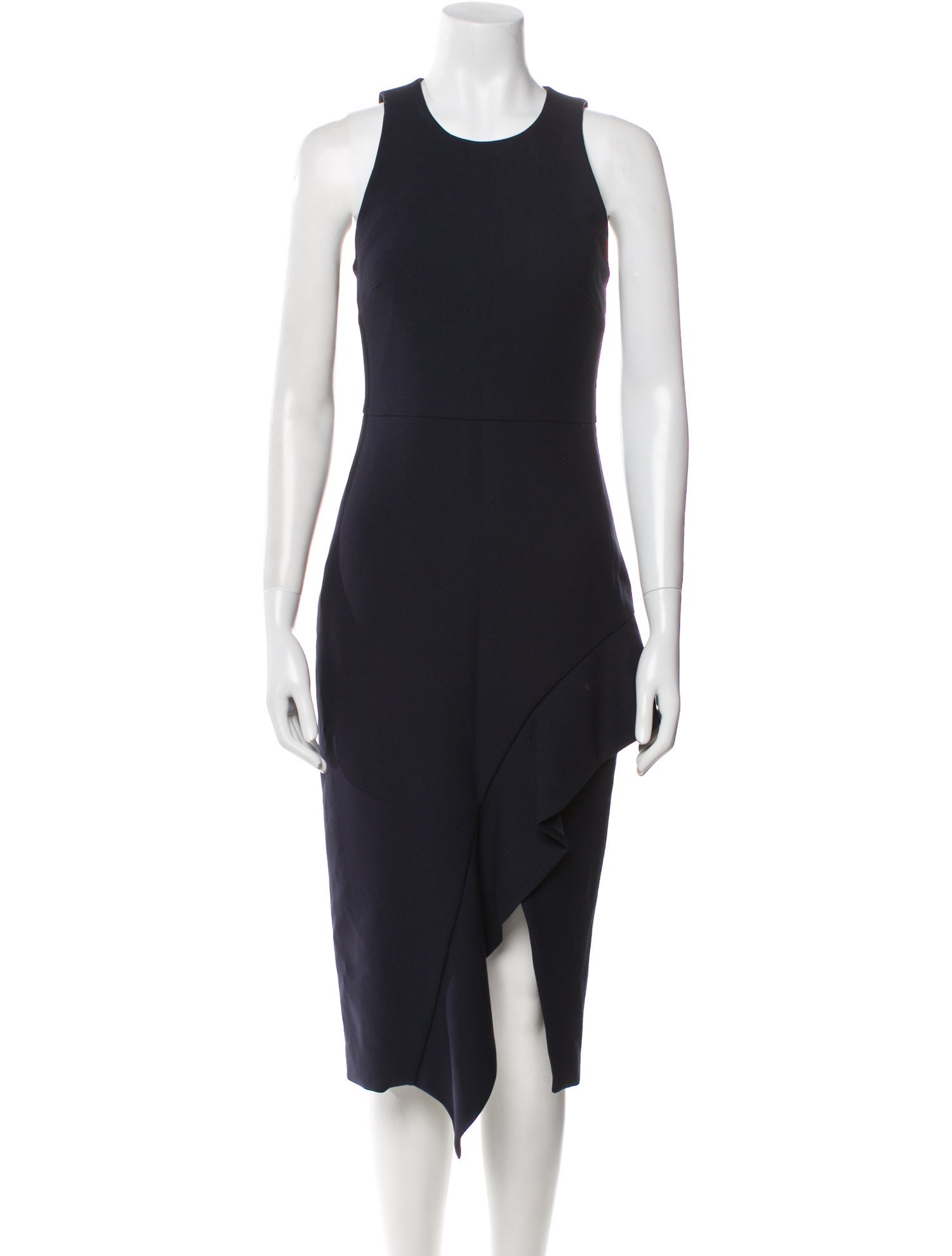 Cinq à Sept Crew Neck Midi Length Dress