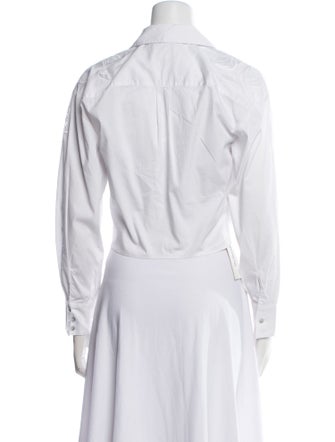 Cinq à Sept Long Sleeve Button-Up Top