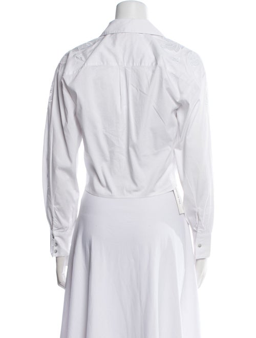 Cinq à Sept Long Sleeve Button-Up Top