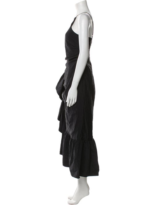 Cinq à Sept Square Neckline Long Dress