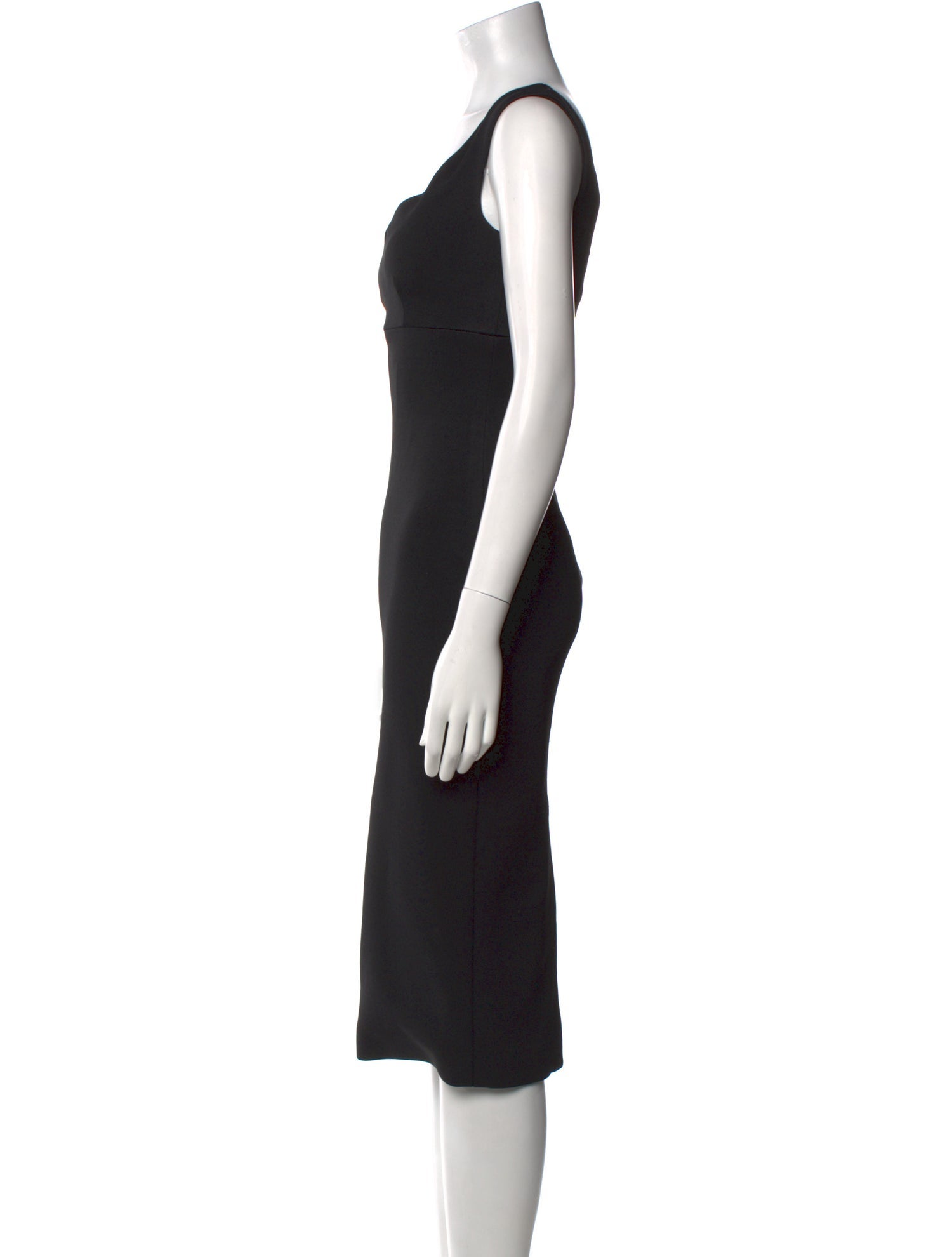 Cinq à Sept V-Neck Midi Length Dress