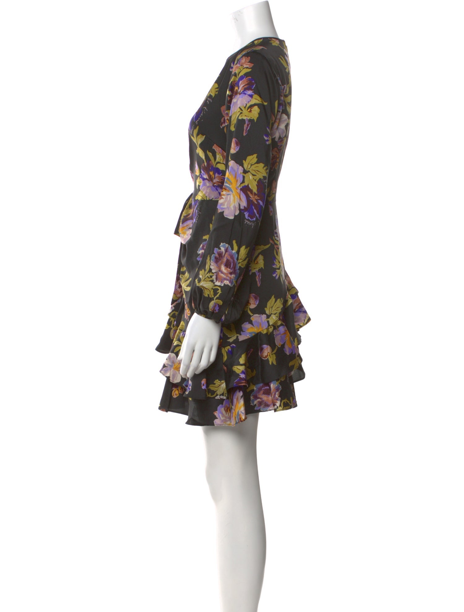 Cinq à Sept Floral Print Mini Dress