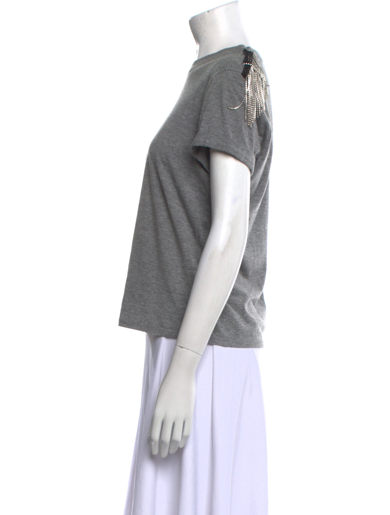 Cinq à Sept Crew Neck Short Sleeve T-Shirt