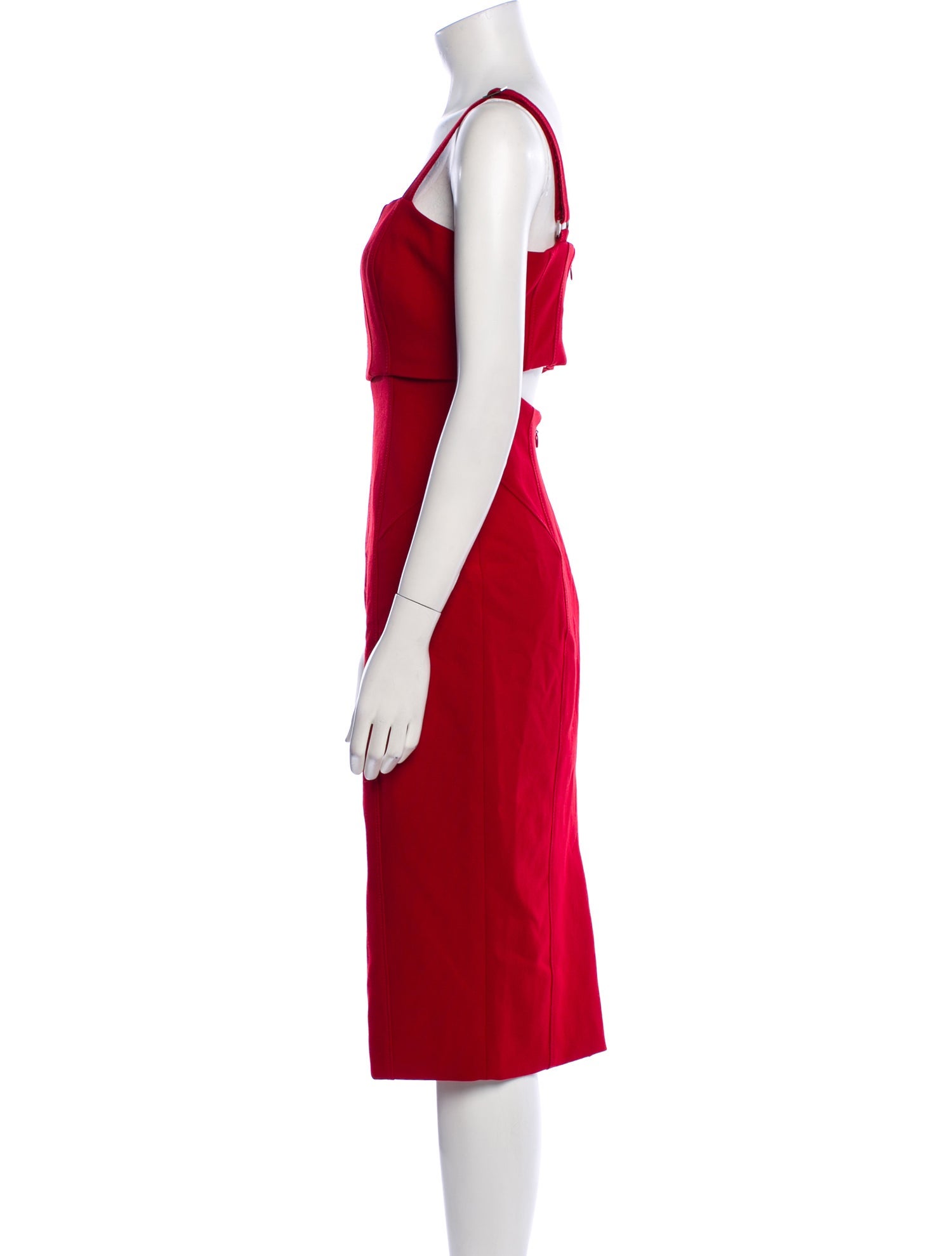 Cinq à Sept Square Neckline Midi Length Dress w/ Tags