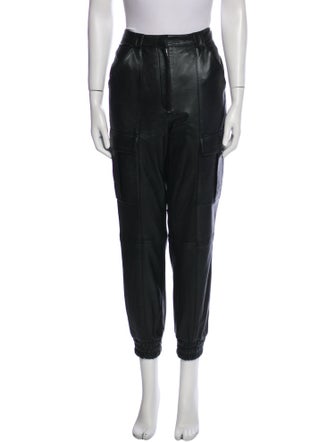Cinq à Sept Leather Skinny Leg Pants