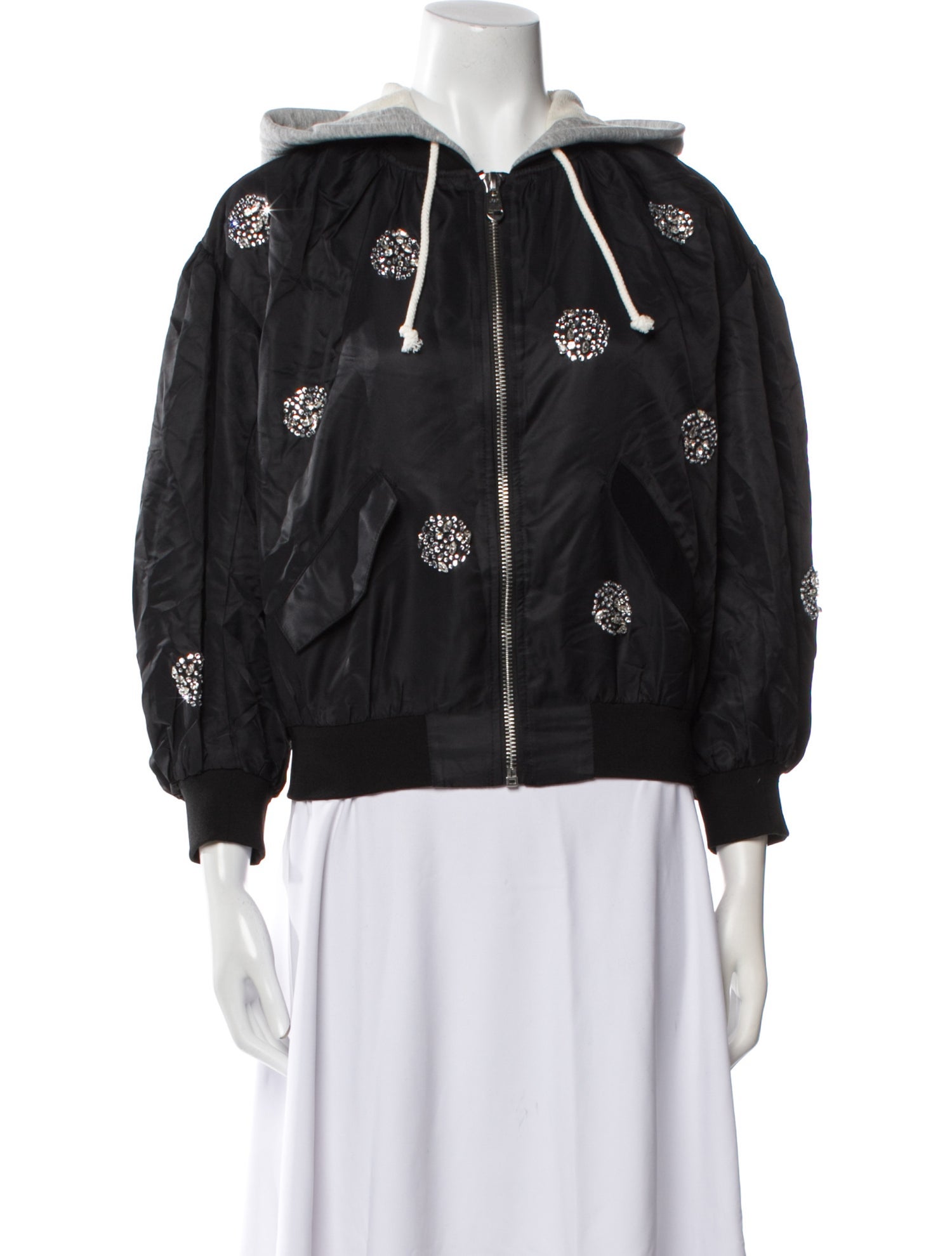 Cinq à Sept Nylon Bomber Jacket w/ Tags