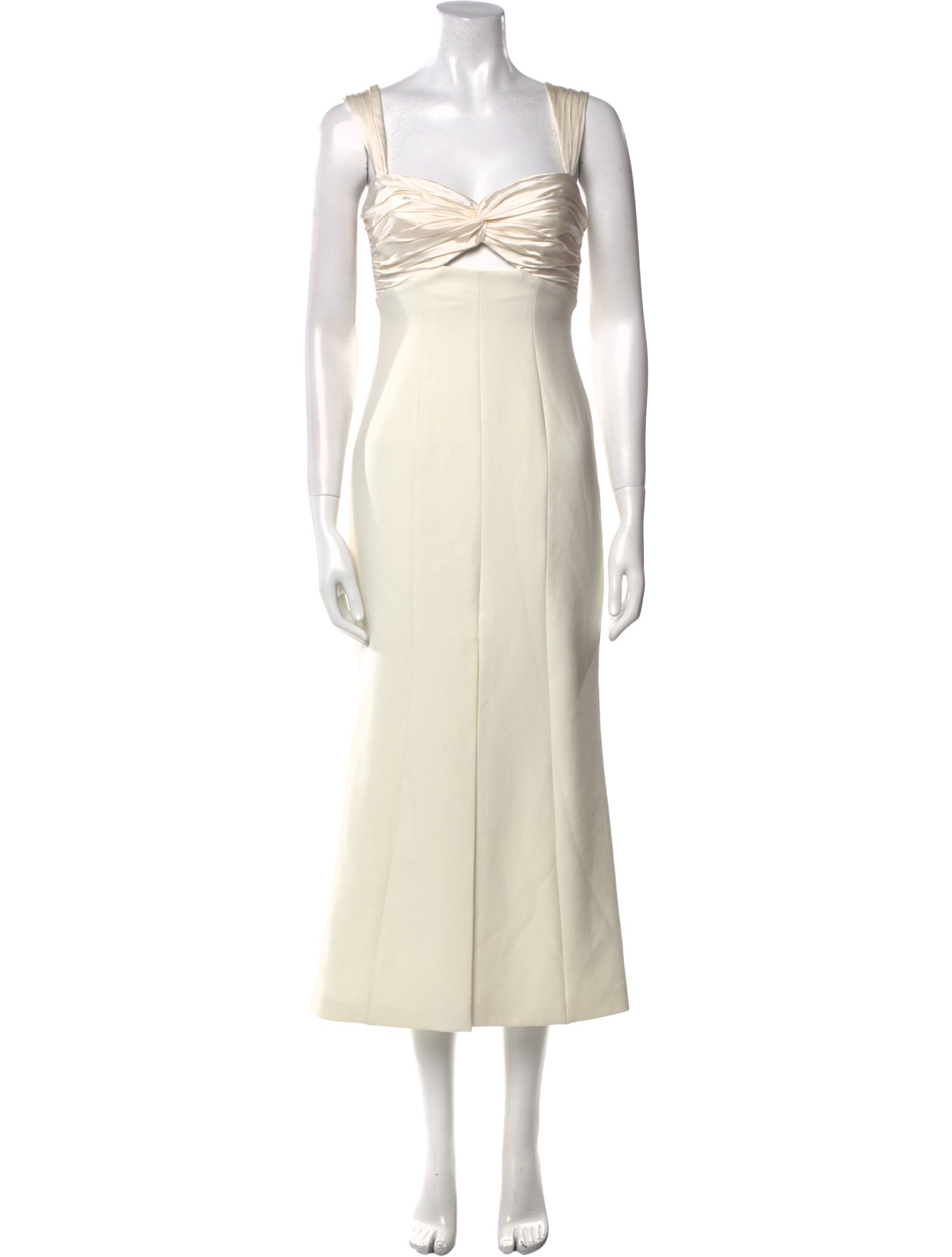 Cinq à Sept Square Neckline Long Dress