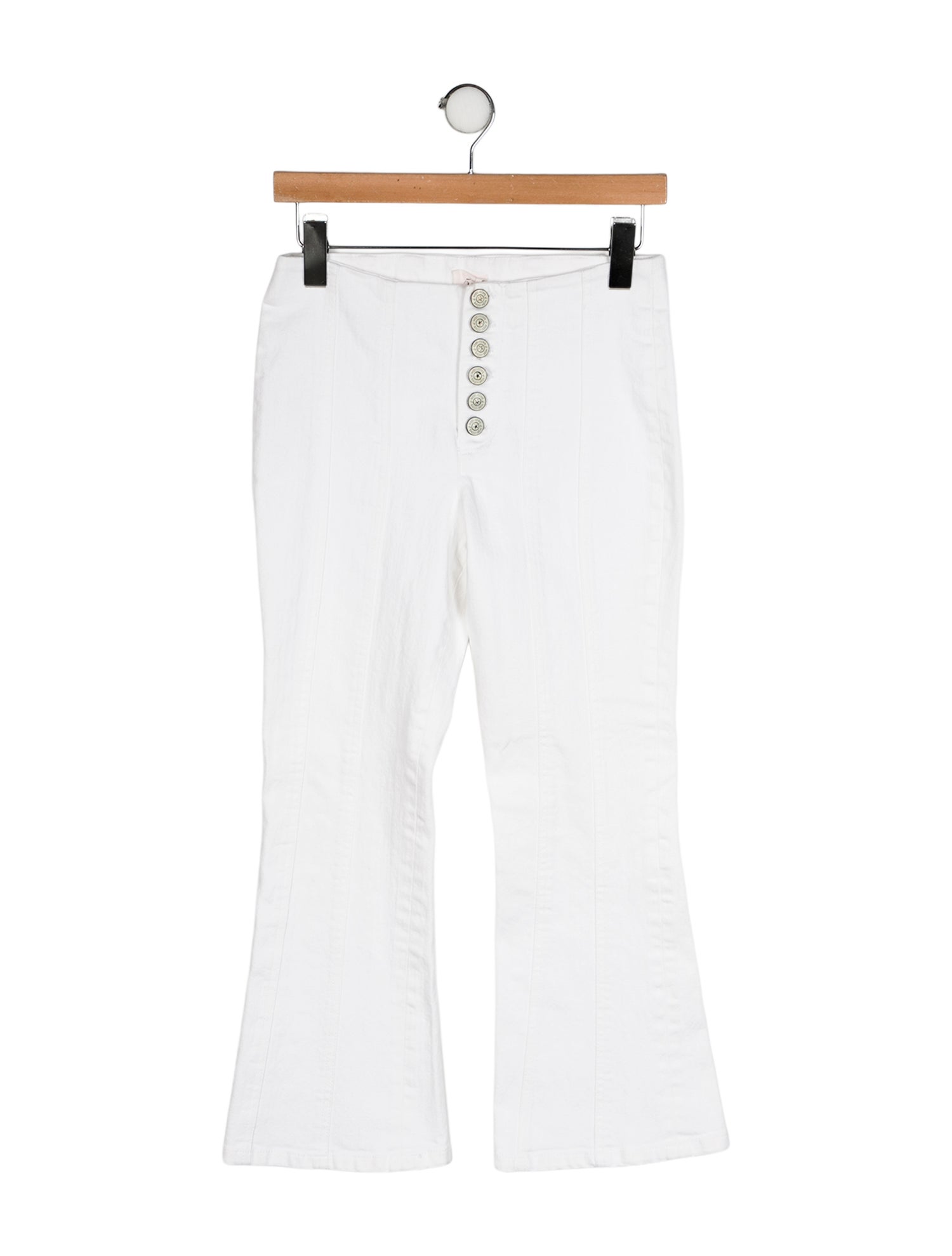 Cinq à Sept Mid-Rise Wide Leg Jeans