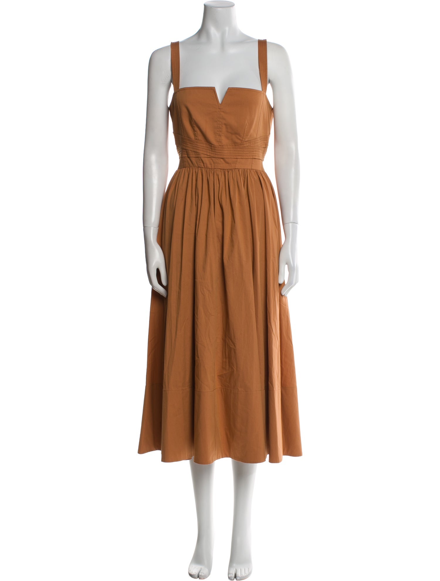 Cinq à Sept Square Neckline Long Dress