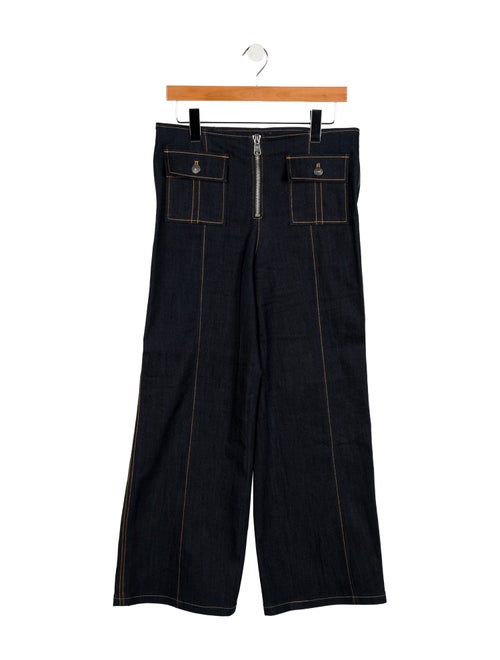 Cinq à Sept High-Rise Wide Leg Jeans