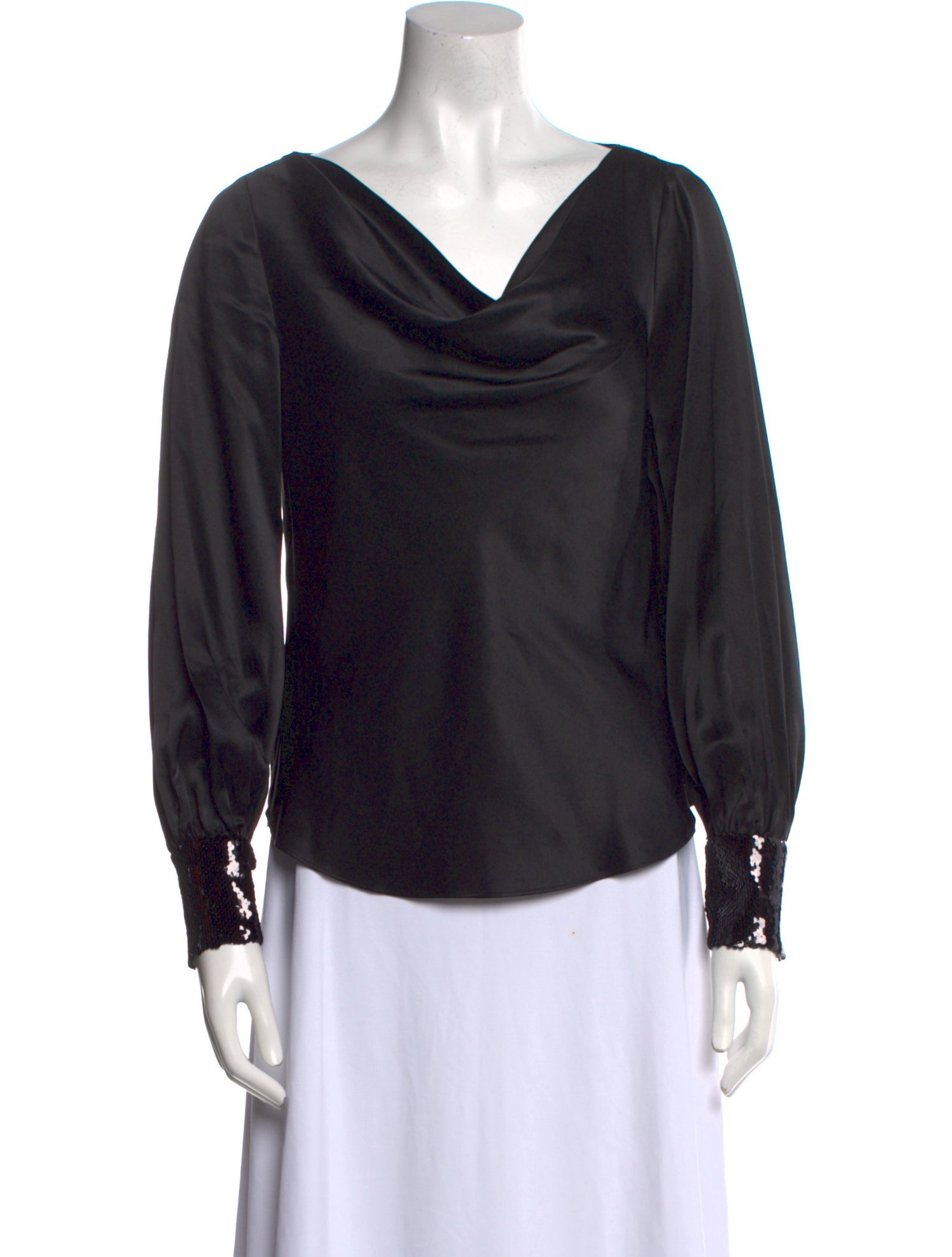 Cinq à Sept Silk Cowl Neck Blouse w/ Tags