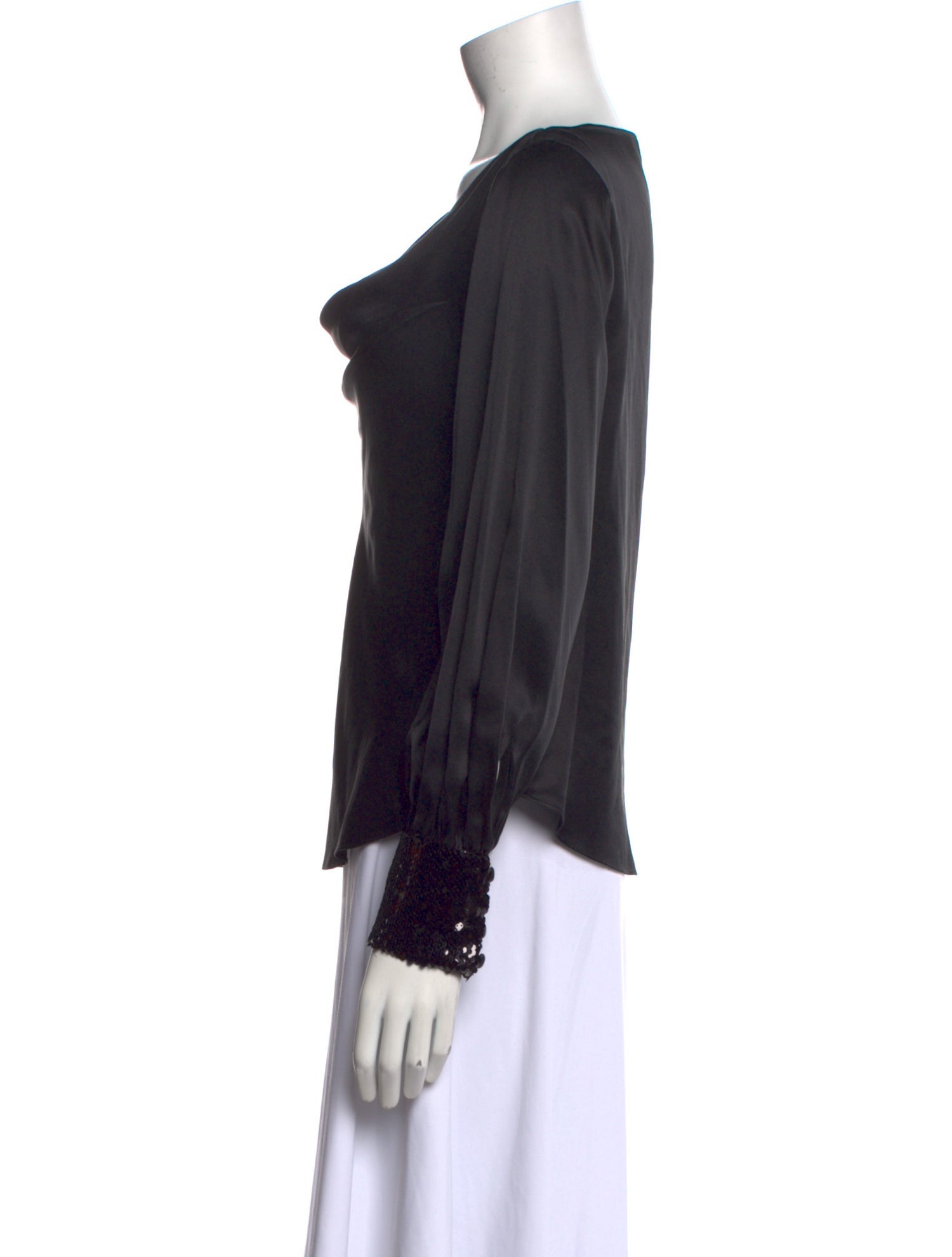 Cinq à Sept Silk Cowl Neck Blouse w/ Tags