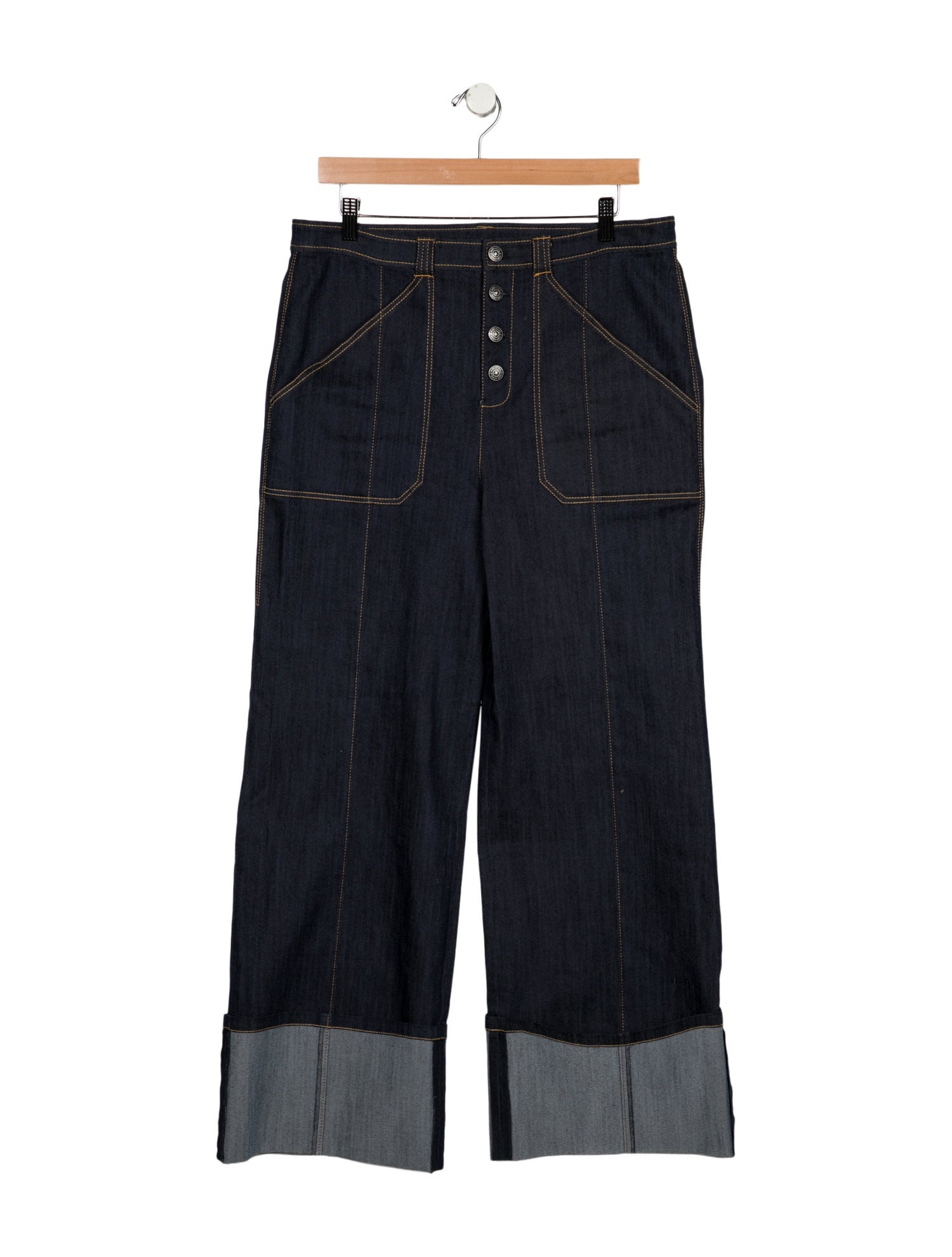 Cinq à Sept High-Rise Wide Leg Jeans