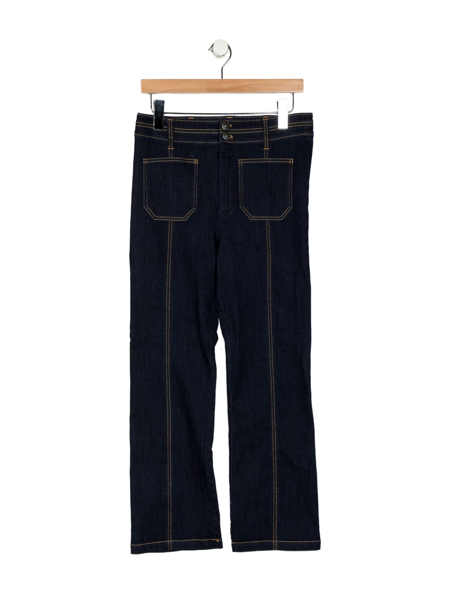 Cinq à Sept High-Rise Straight Leg Jeans