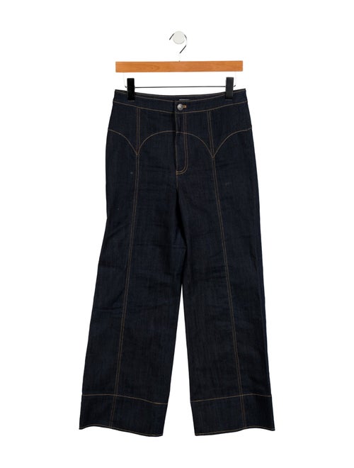 Cinq à Sept High-Rise Wide Leg Jeans