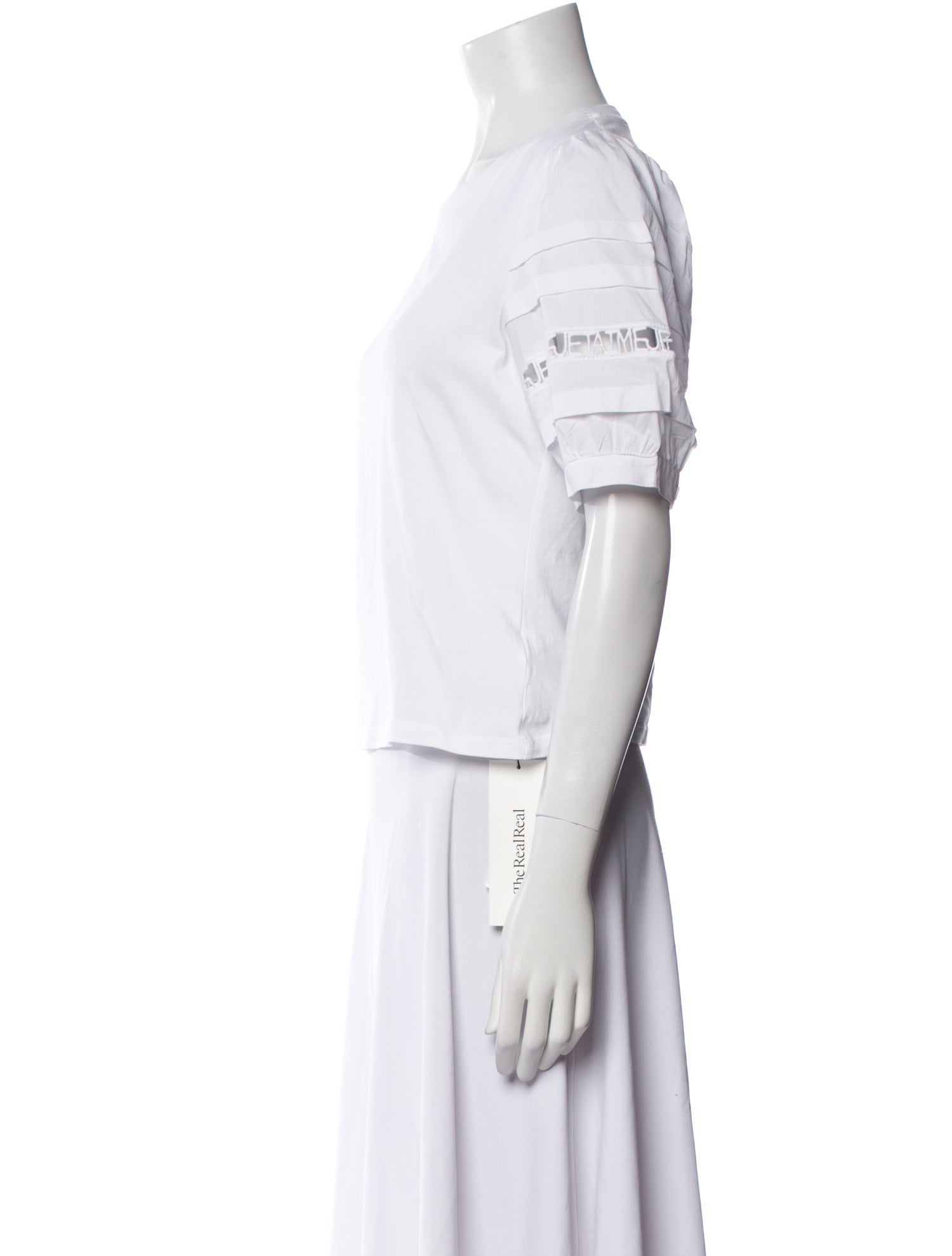 Cinq à Sept Crew Neck Short Sleeve T-Shirt