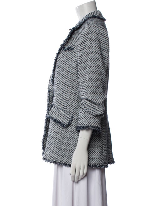 Cinq à Sept Tweed Pattern Blazer