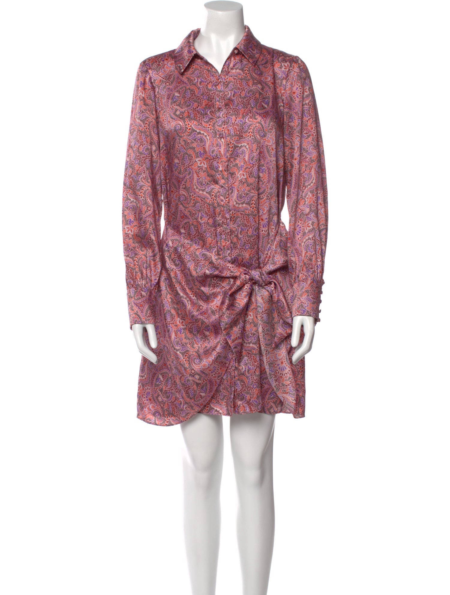 Cinq à Sept Paisley Print Mini Dress