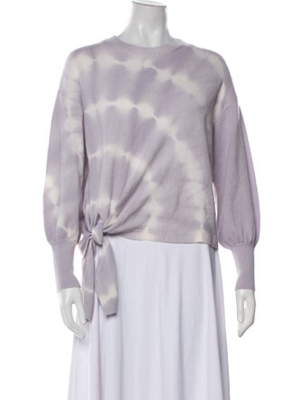 Cinq à Sept Wool Tie-Dye Print Sweater