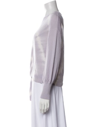 Cinq à Sept Wool Tie-Dye Print Sweater