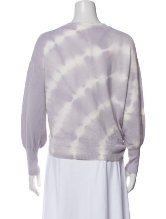 Cinq à Sept Wool Tie-Dye Print Sweater