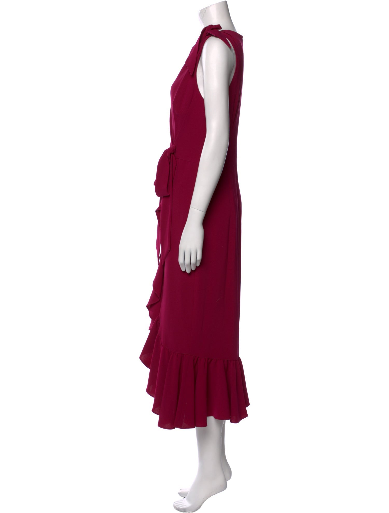 Cinq à Sept Crew Neck Long Dress