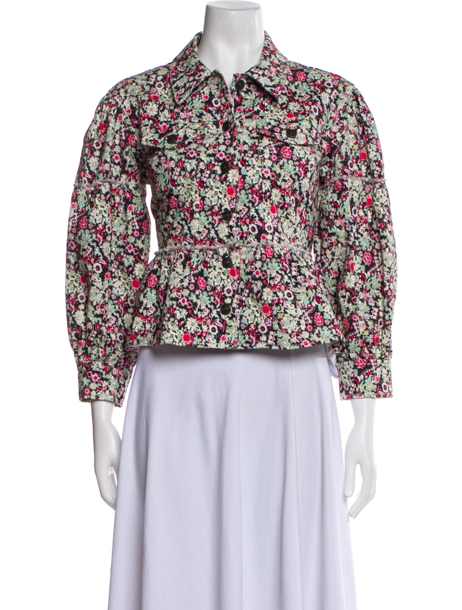 Cinq à Sept Floral Print Evening Jacket w/ Tags