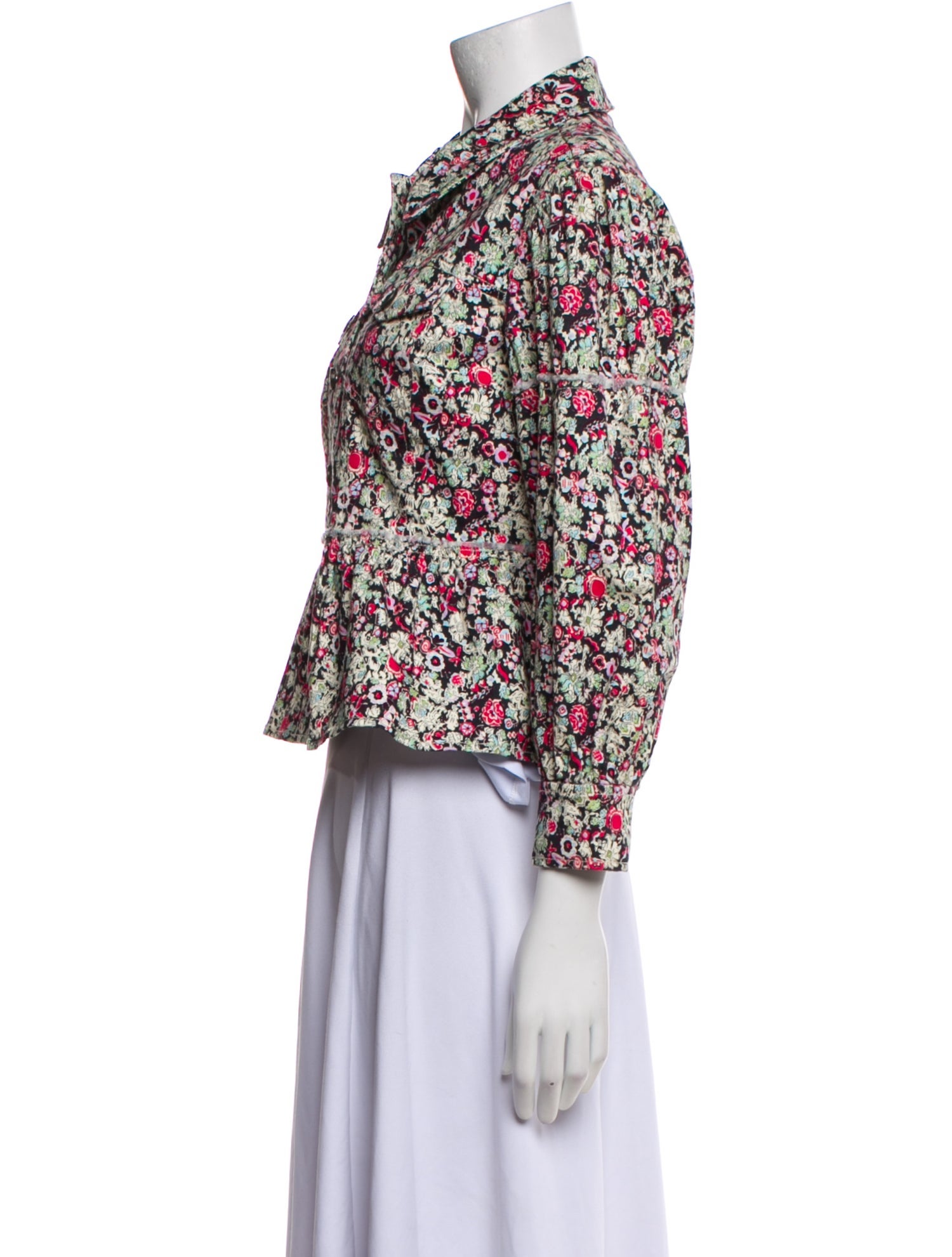 Cinq à Sept Floral Print Evening Jacket w/ Tags