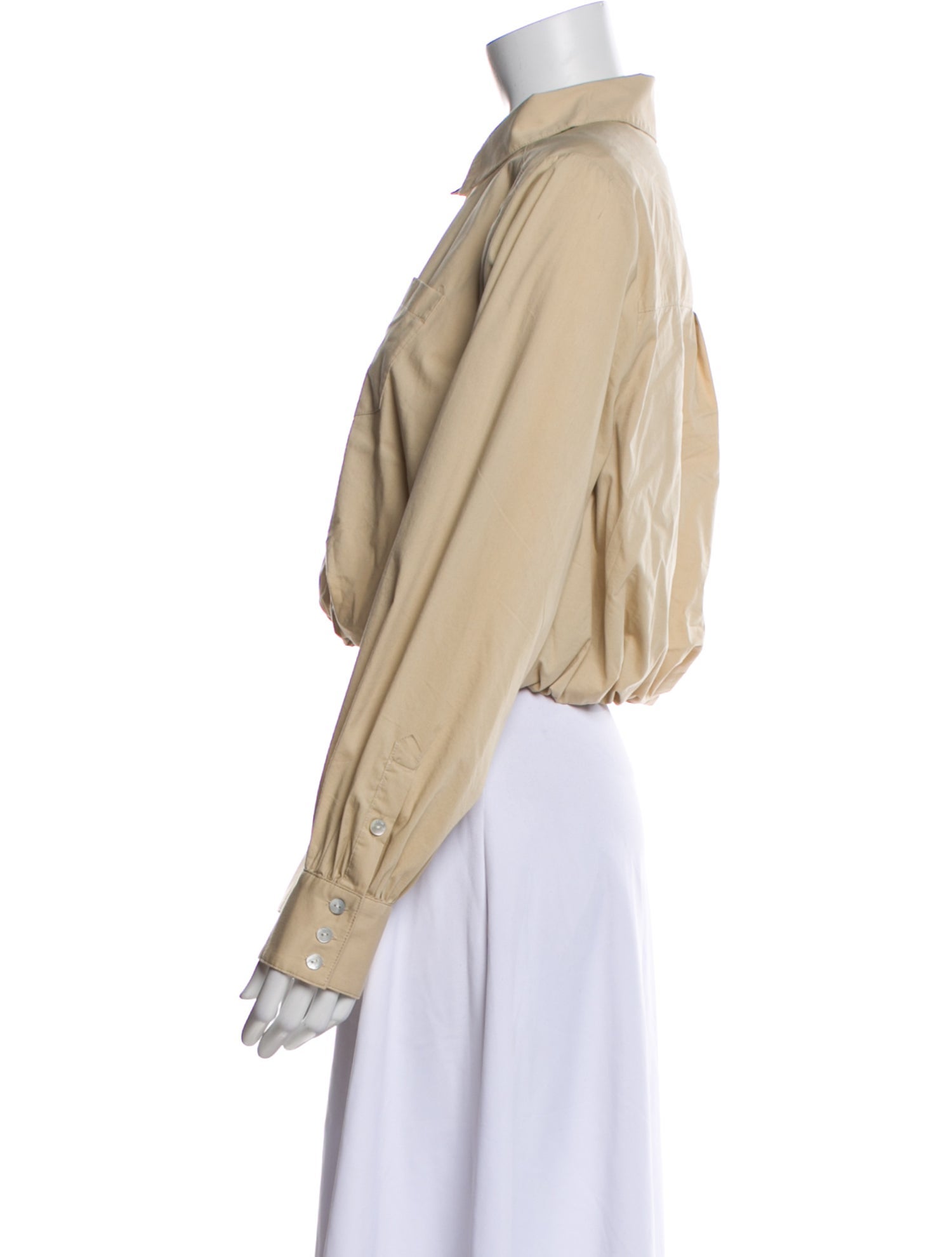 Cinq à Sept Long Sleeve Crop Top