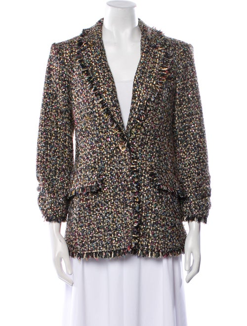 Cinq à Sept Tweed Pattern Blazer