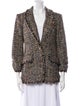 Cinq à Sept Tweed Pattern Blazer