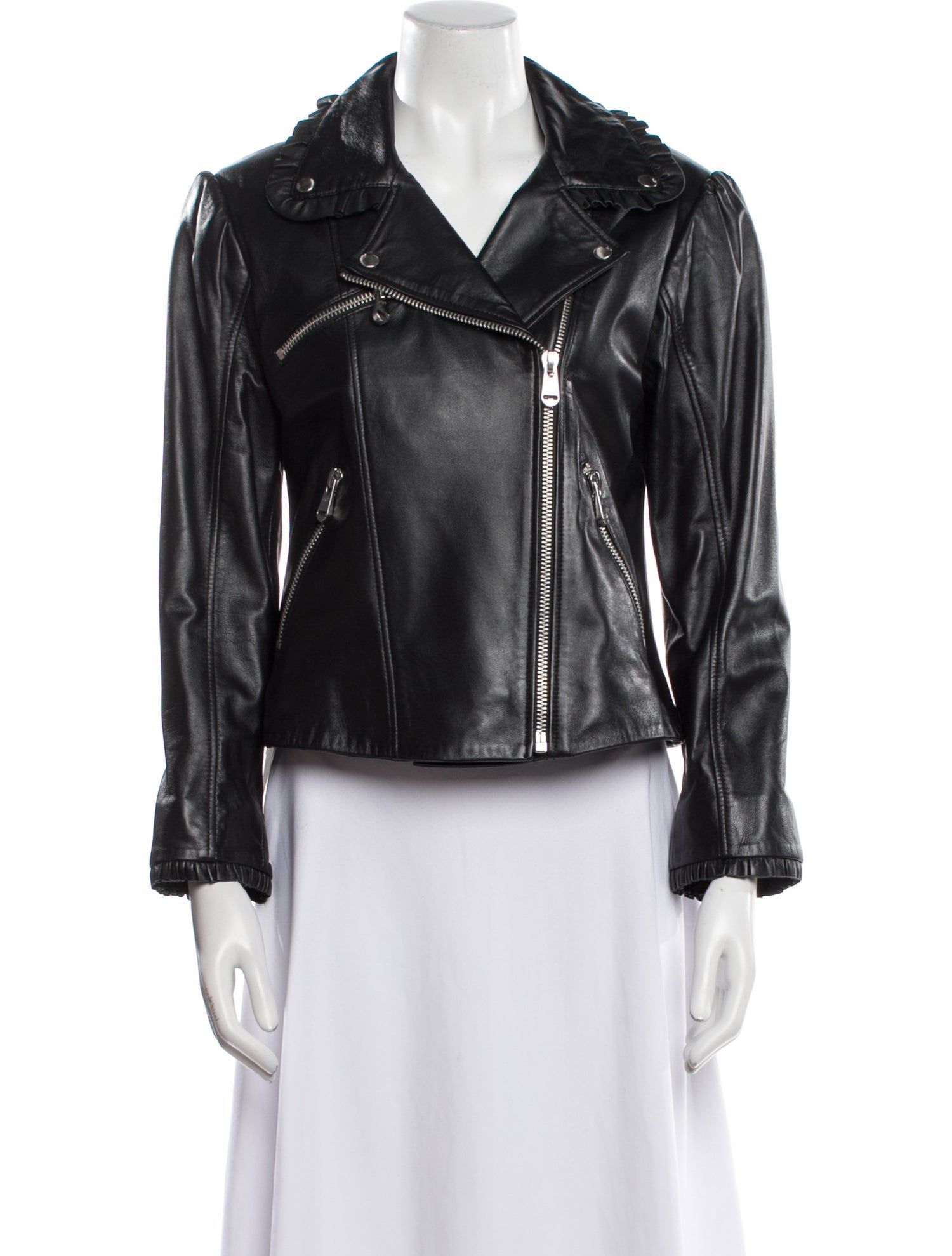 Cinq à Sept Leather Biker Jacket w/ Tags
