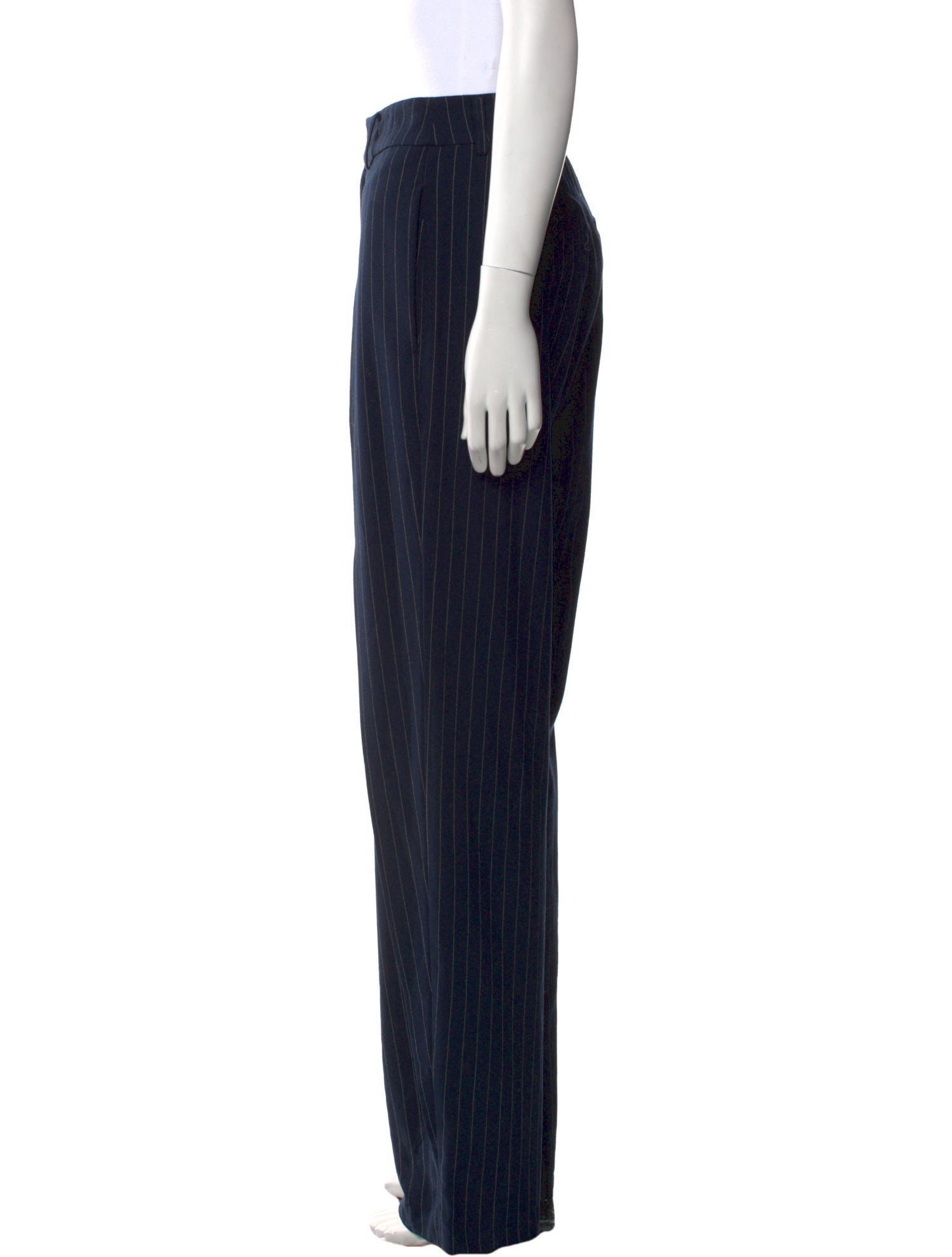 Cinq à Sept Striped Wide Leg Pants