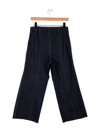 Cinq à Sept Mid-Rise Wide Leg Jeans